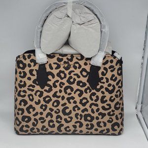 Kate Spade Darcy Graphic Leopard Large Satchel Multi